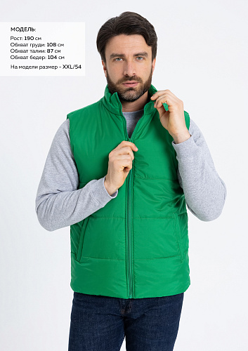 Жилет унисекс утепленный таффета 210T, 200гр. плотности (арт. REX84)